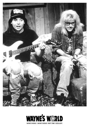 WAYNES WORLD PARTY TIME! EXCELLENT! POSTER MAXI SIZE 204