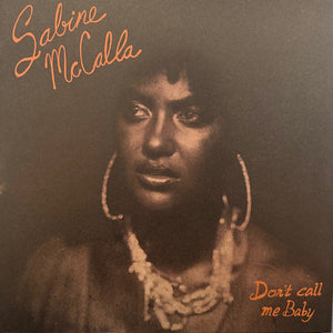 SABINE MCCALLA | DON'T CALL ME BABY (ORANGE AND BLACK EDITION) (VINYL)