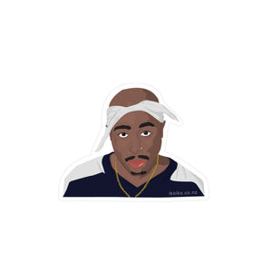 2PAC CARTOON STICKER DON KILLUMINATI TUPAC
