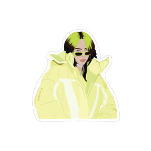 BILLIE EILISH CARTOON STICKER EYELASH