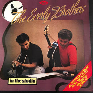 EVERLY BROTHERS | IN THE STUDIO - TEAR ON COVER