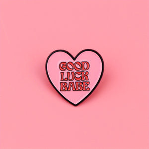 CHAPPELL ROAN GOOD LUCK BABE ENAMEL BADGE