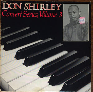 DON SHIRLEY | CONCERT SERIES VOLUME 3 - US PRESS