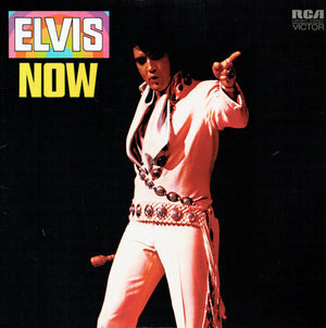 ELVIS PRESLEY | ELVIS NOW - NZ - WRITING ON BACK COVER