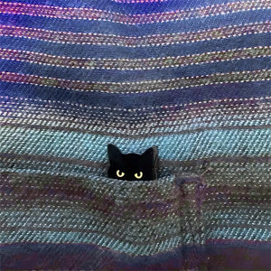 BLACK CAT POCKET BADGE