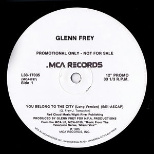 GLENN FREY | YOU BELONG TO THE CITY - 12 PROMO