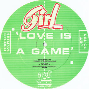 GIRL | LOVE IS A GAME - WHITE WAX 10