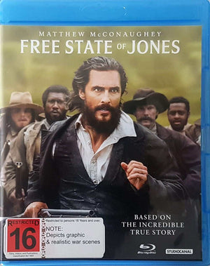 MOVIE WAR | FREE STATE OF JONES (BLU-RAY)