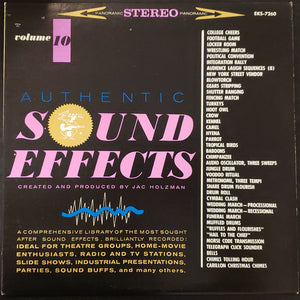 JAC HOLZMAN | AUTHENTIC SOUND EFFECTS VOL 10
