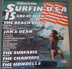 VARIOUS 60S | SURFIN USA - 15 GREAT HITS - UK PRESSING