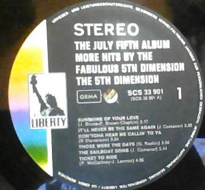 5TH DIMENSION | JULY 5TH ALBUM - GERMAN (US COVER)