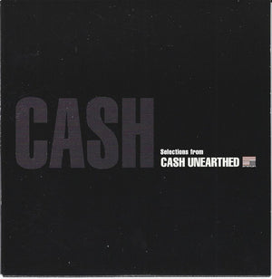 JOHNNY CASH | SELECTIONS FROM CASH UNEARTHED (CARD PROMO)