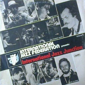 VARIOUS | INTERNATIONAL JAZZ JUNCTION VOLUME ONE - TAPE ON COVER - SEAM SPLIT