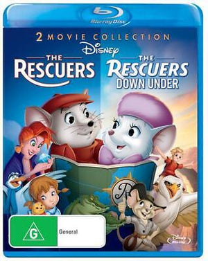 RESCUERS / RESCUERS DOWN UNDER (BLU-RAY)