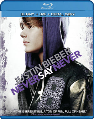 NEVER SAY NEVER (BLU - RAY / DVD / DIGITAL COPY)