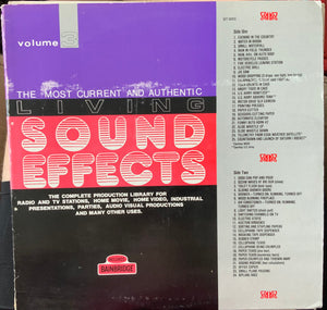 VARIOUS | MOST CURRENT AND AUTHENTIC LIVING SOUND EFFECTS VOL 3