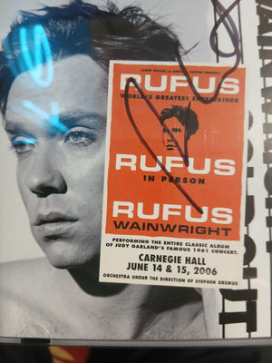 RUFUS WAINWRIGHT | RUFUS DOES JUDY AT CARNEGIE HALL (2CD) (AUTOGRAPHED)