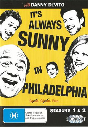 ITS ALWAYS SUNNY IN PHILADELPHIA SEASONS 1 AND 2 (3DVD)