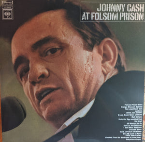 JOHNNY CASH | AT FOLSOM PRISON - 2021 REISSUE - TAN WITH BLACK SWIRL