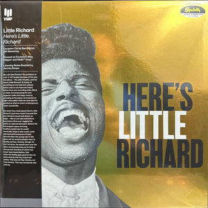 LITTLE RICHARD | HERES LITTLE RICHARD - 2024 REISSUE - BLACK / WHITE SPLIT - NO OBI