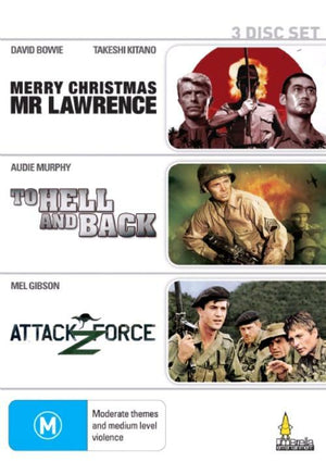 MOVIE DR | MERRY CHRISTMAS MR LAWRENCE / TO HELL AND BACK / ATTACK FORCE Z (3DVD)