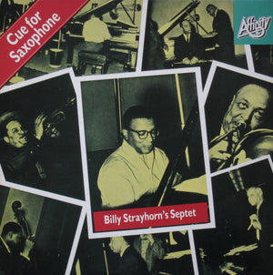 BILLY STRAYHORN | CUE FOR SAXOPHONE - 1986 REISSUE - PUNCH HOLE - WRITING ON COVER