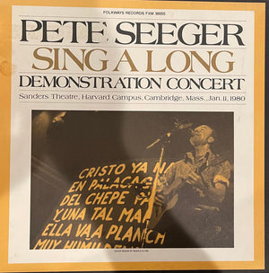 PETE SEEGER | SING A LONG DEMONSTRATION CONCERT - 2LP BOX