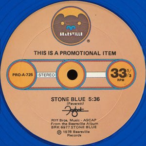 FOGHAT | STONE BLUE - 12 BLUE VINYL PROMO