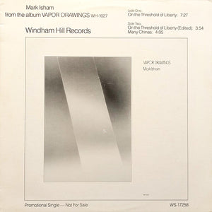 MARK ISHAM | FROM THE ALBUM VAPOR DRAWINGS - PROMOTIONAL SINGLE - US - SLEEVE ROUGH