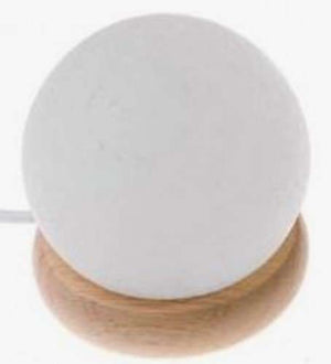 USB SALT LAMP WHITE BALL 11.5CM MOOD CHANGE