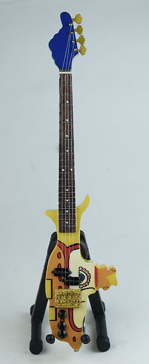 BEATLES YELLOW SUBMARINE LEFT HANDED BASS FIGURINE MINIATURE