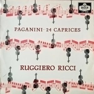 PAGANINI | 24 CAPRICES RICCI - MONO