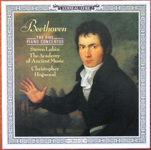 BEETHOVEN | FIVE PIANO CONCERTOS - LUBIN ACADEMY OF ANCIENT MUSIC HOGWOOD