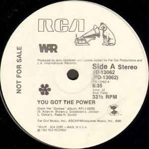 WAR | YOU GOT THE POWER - 12 INCH