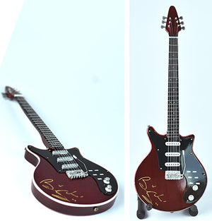 BRIAN MAY SIGNATURE GUITAR FIGURINE MINIATURE