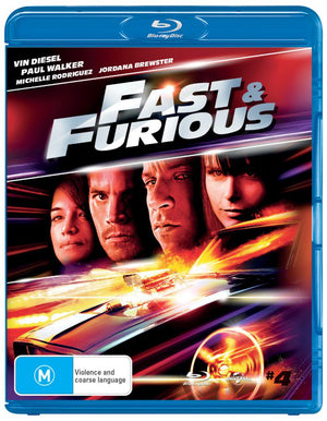 MOVIE BLUAC | FAST AND FURIOUS 4 (BLU-RAY/DVD)