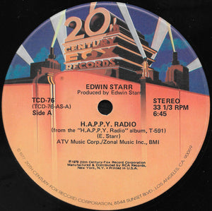EDWIN STARR | HAPPY RADIO 12