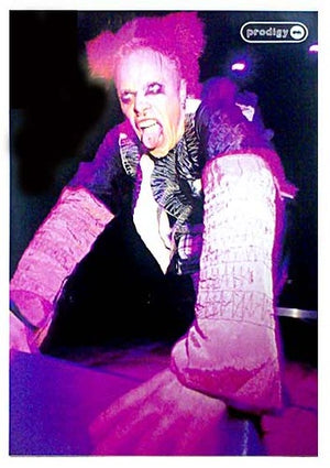 PRODIGY KEITH FLINT VINTAGE POSTER RARE  (PUBLISHED 1997, SOME WEAR) 352