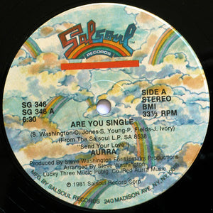 AURRA | ARE YOU SINGLE / LIVING TOO FAST 12 - GENERIC SALSOUL SLEEVE