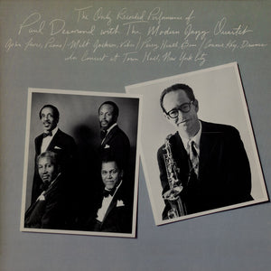 PAUL DESMOND / MODERN JAZZ QUARTET | ONLY RECORDED PERFORMANCE