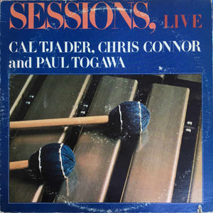CAL TJADER / CHRIS CONNOR / PAUL TOGAWA | SESSIONS LIVE - US - HOLE PUNCH IN SLEEVE