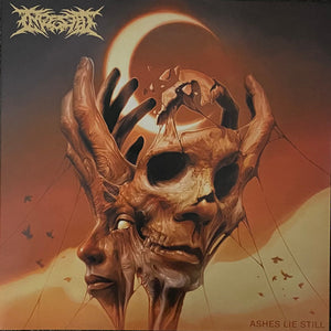 INGESTED | ASHES LIE STILL - CLEAR WITH BLUE PURPLE ORANGE AND BLACK SPLATTER