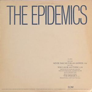EPIDEMICS | NEVER TAKE NO FOR AN ANSWER / YOU CAN BE ANYTHING 12