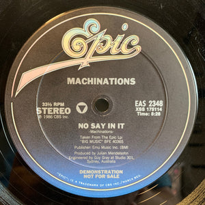 MACHINATIONS | NO SAY IN IT 12 - US - GENERIC SLEEVE