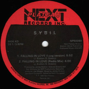 SYBIL | FALLING IN LOVE 12 - US - GENERIC RECORD COMPANY SLEEVE