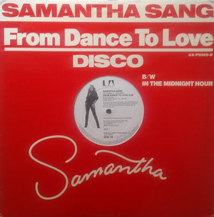 SAMANTHA SANG | FROM DANCE TO LOVE / IN THE MIDNIGHT HOUR 12 - US PROMO