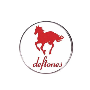 DEFTONES WHITE PONY LOGO ENAMEL BADGE PIN
