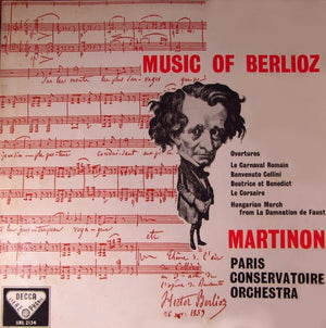 BERLIOZ | MUSIC OF BERLIOZ - PARIS CONSERVATOIR ORCHESTRA MARTINON - ED1 TRIANGULAR DECCA