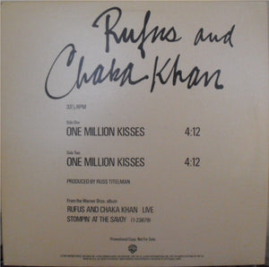 RUFUS CHAKA KHAN | ONE MILLION KISSES 12 - US PROMO