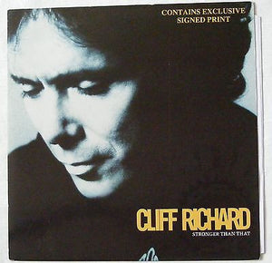 CLIFF RICHARD | STRONGER THAN THAT 12 - UK - INCLUDES PRINT